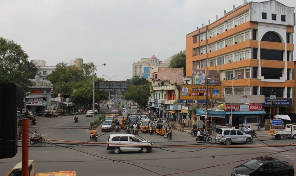 TNagar Nagar Pedestrian Plaza Before