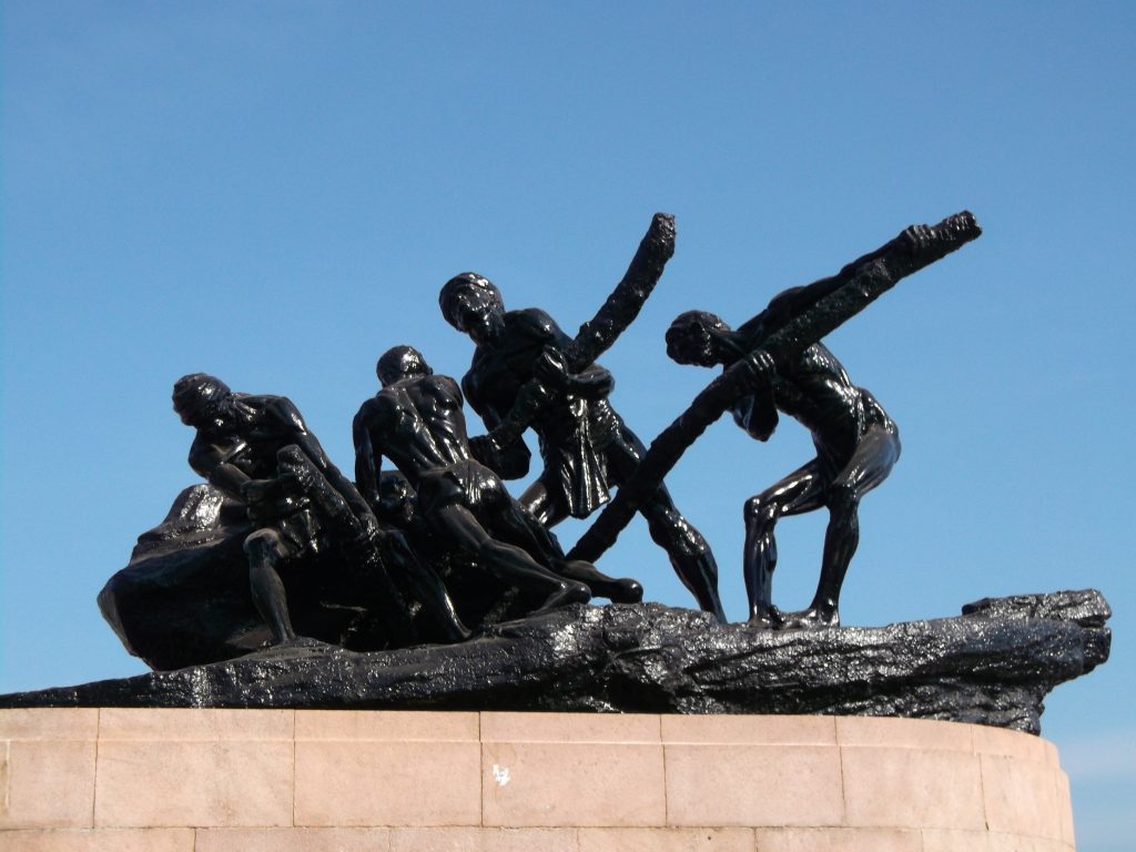 Labour Statue in Marina Beach, Chennai