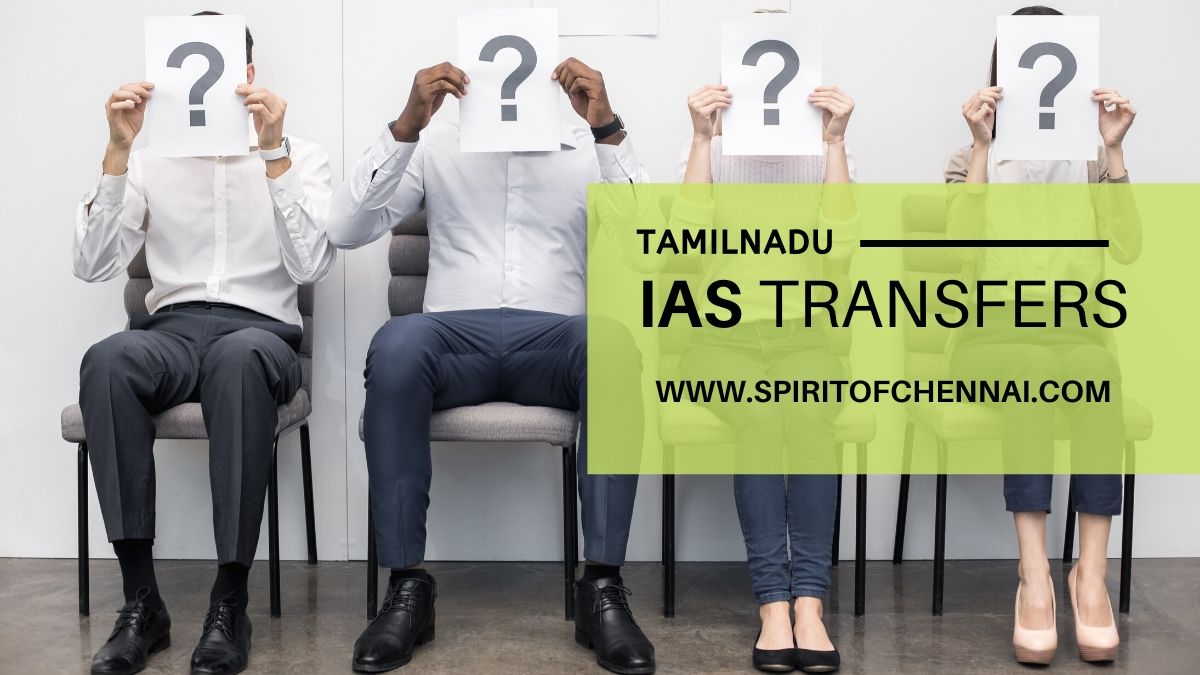 Tamilnadu IAS Officers Transfer