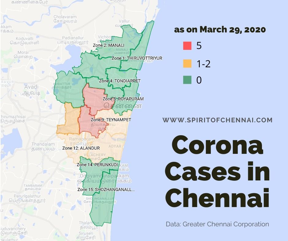 Chennai Corona Cases Latest Update