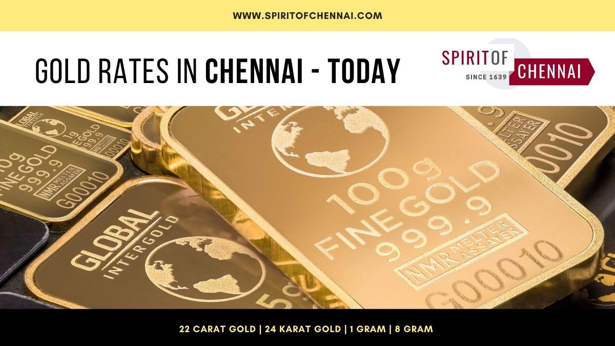 Today gold rate in Chennai - 916 | 1 Gram | 8 gram | 10 Gram