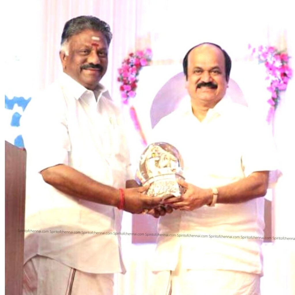 JCDPrabhakar with Deputy Chief Minister OPS