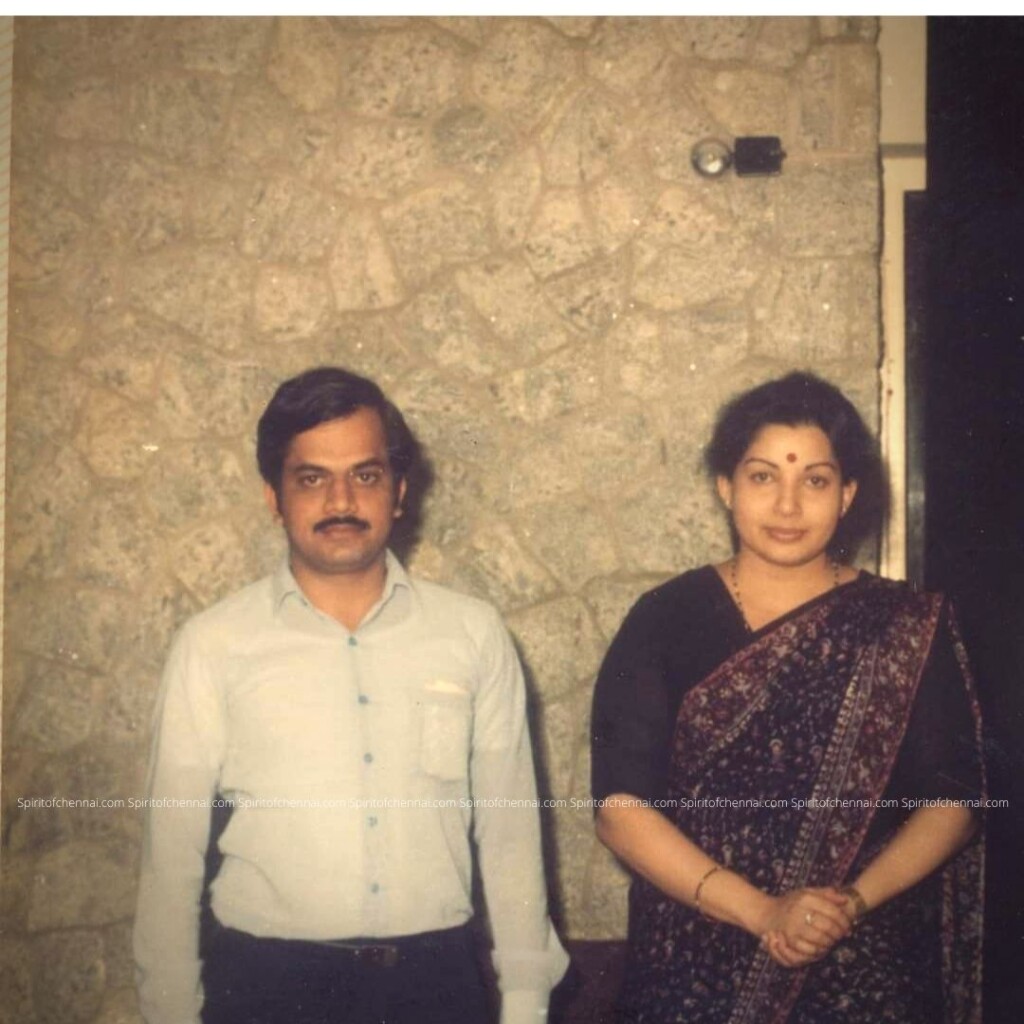 J.C.D.Prabhakar with J.Jayalalitha