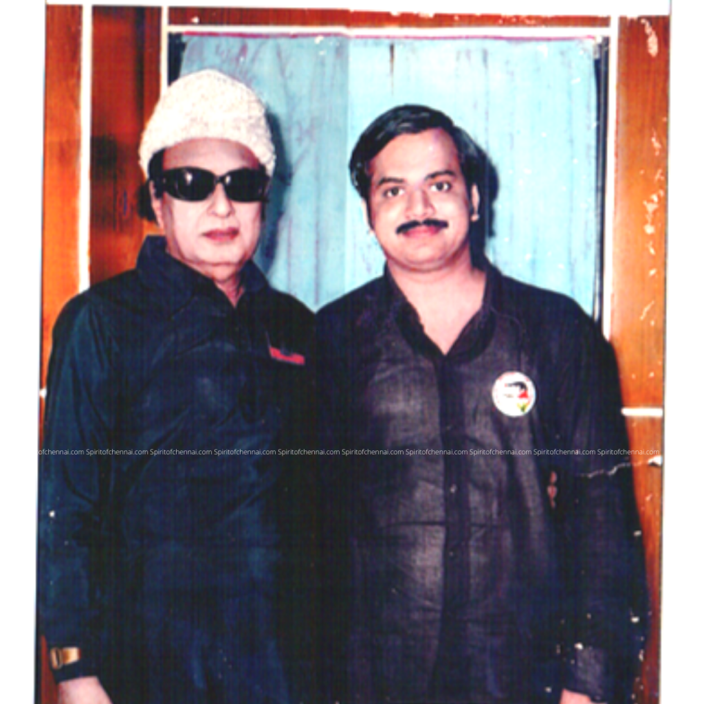 J.C.DPrabhakar  with Dr. MGR