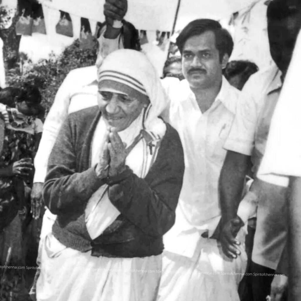 J.C.DPrabhakar hosts Mother Teresa