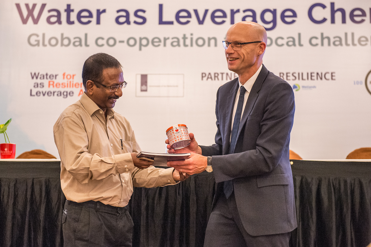 Mr. Nandakumar with Mr. Henk Ovink, Special Envoy for International Water Affairs, Kingdom of Netherlands.