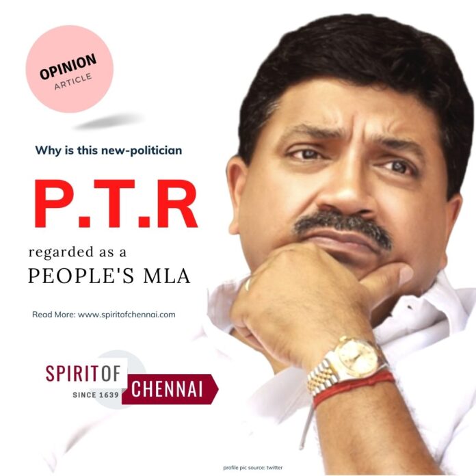 MLA PTR Palanivel Thiagarajan