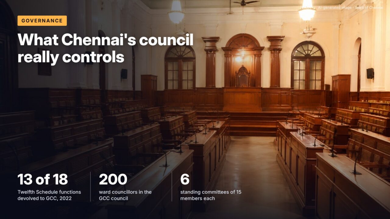 What Chennai's council really controls
