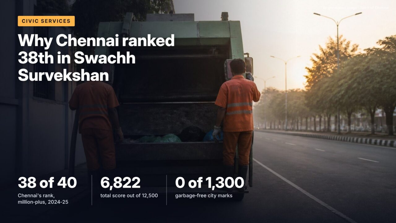 Why Chennai ranked 38th in Swachh Survekshan