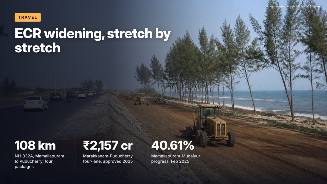 ECR widening, stretch by stretch