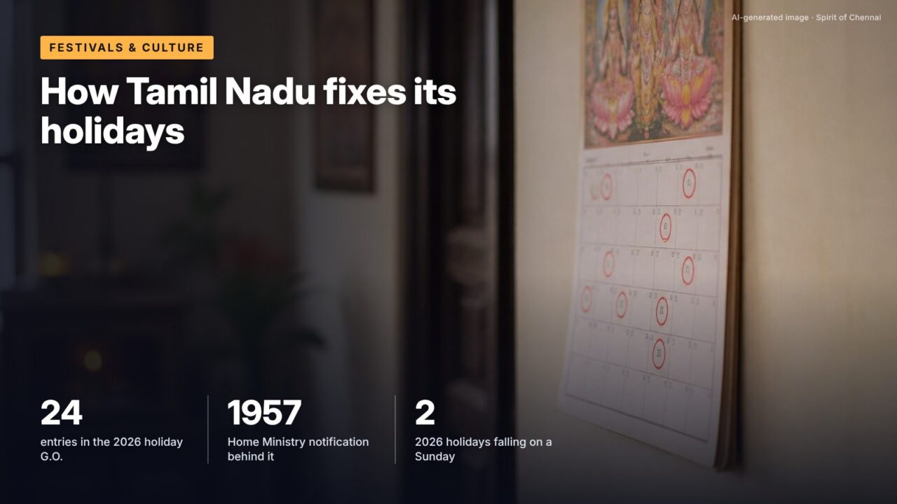 How Tamil Nadu fixes its holidays
