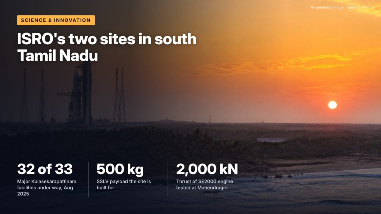 ISRO's two sites in south Tamil Nadu