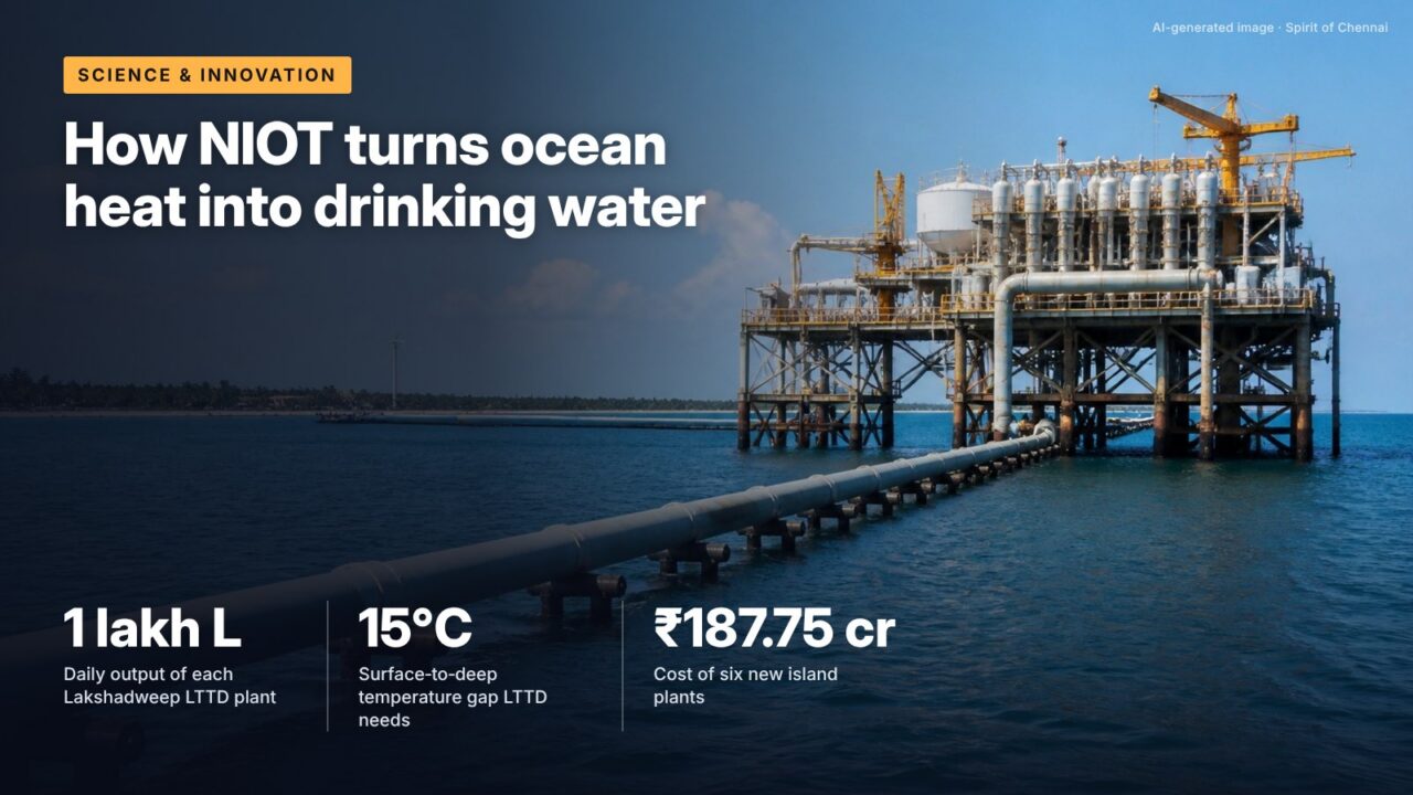 How NIOT turns ocean heat into drinking water