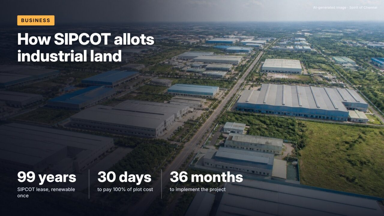 How SIPCOT allots industrial land