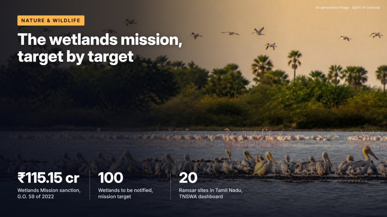 The wetlands mission, target by target